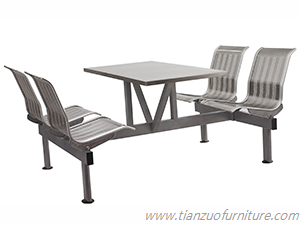 Stainless Steel Dining Table and Chair WL300-01
